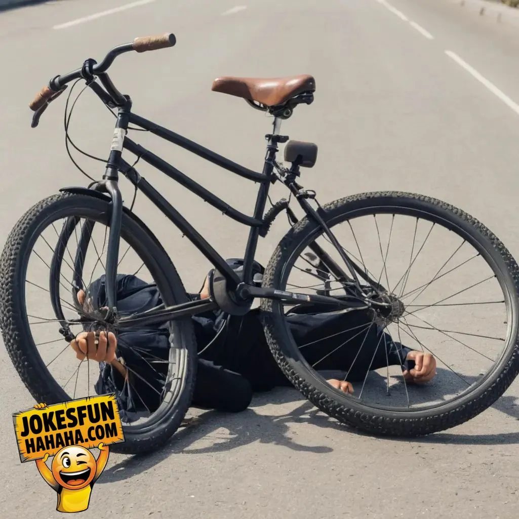  bicycle fall over