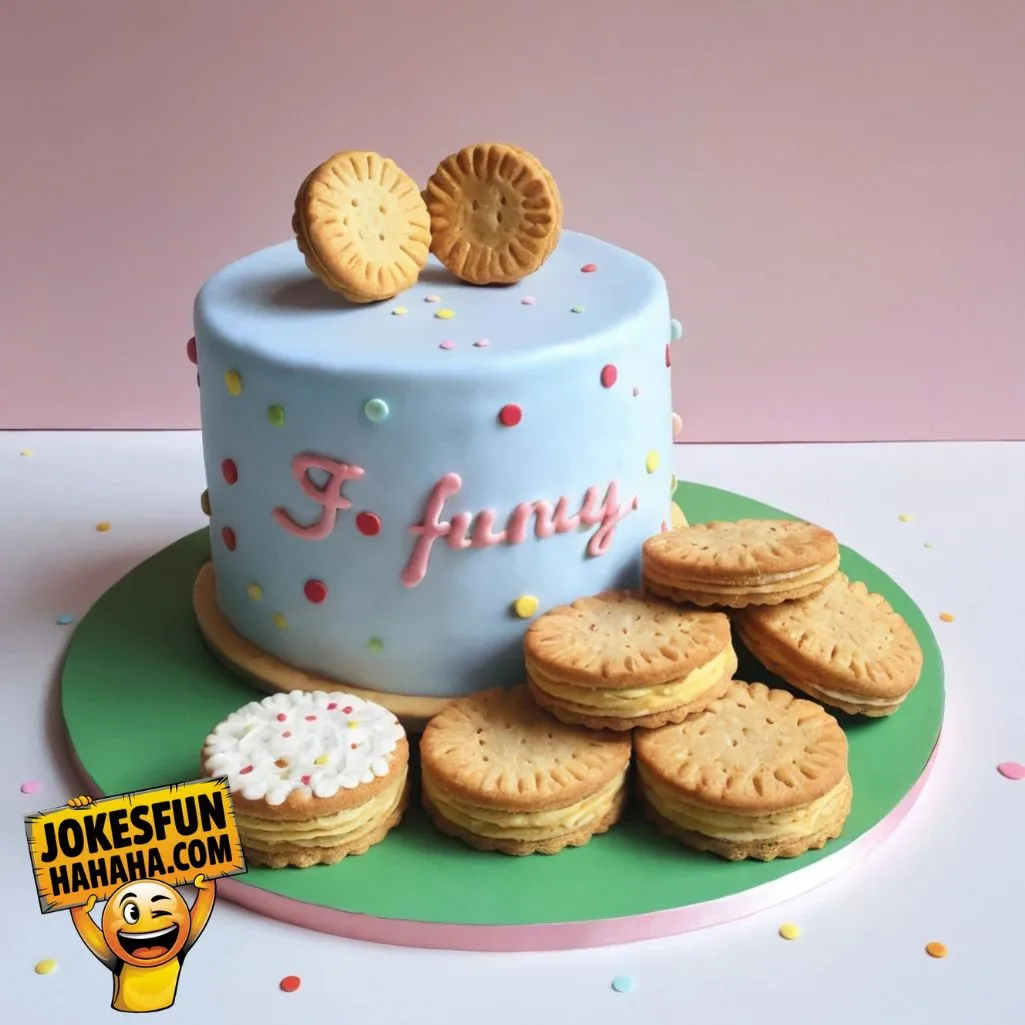 biscuit say to the cake