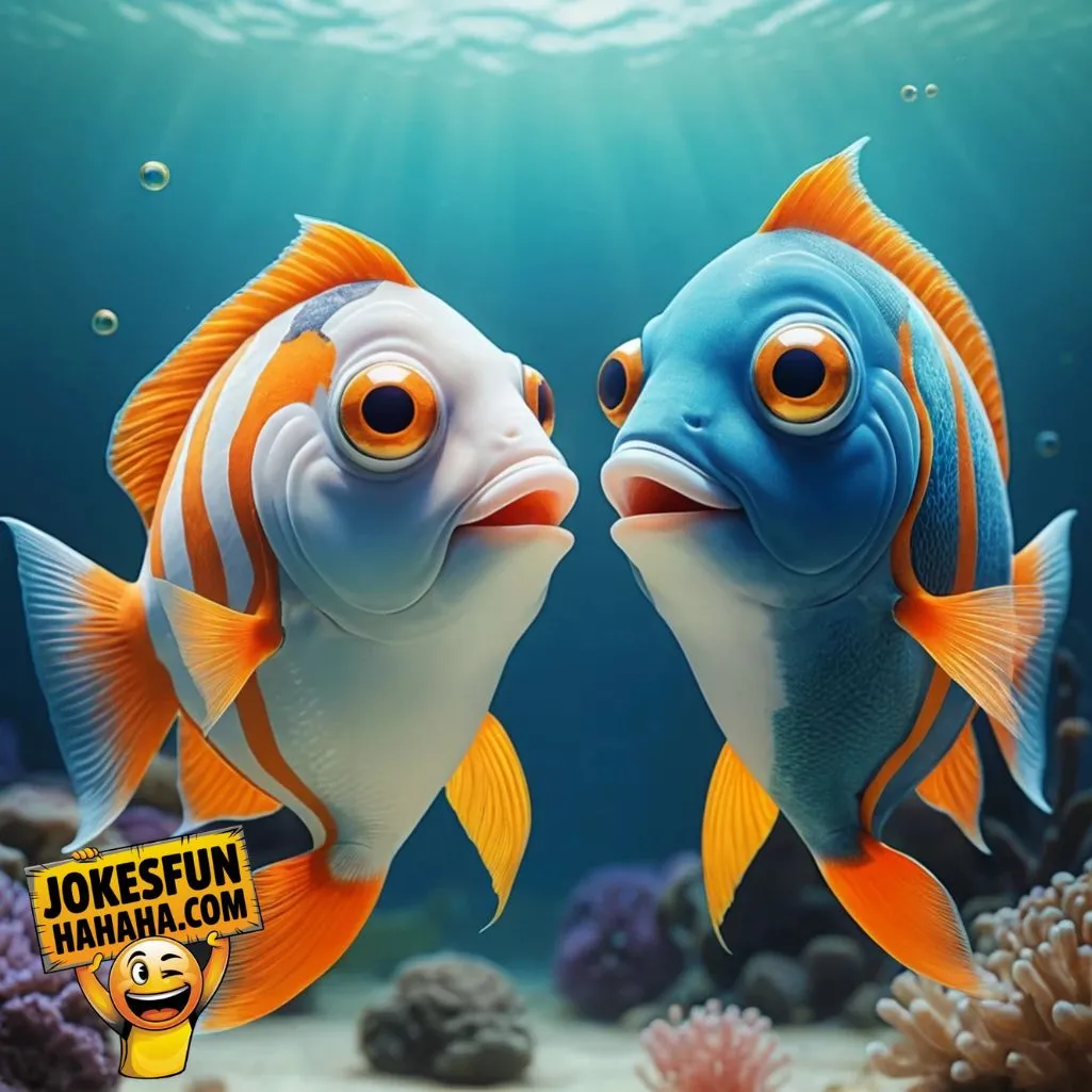 fish greet each other