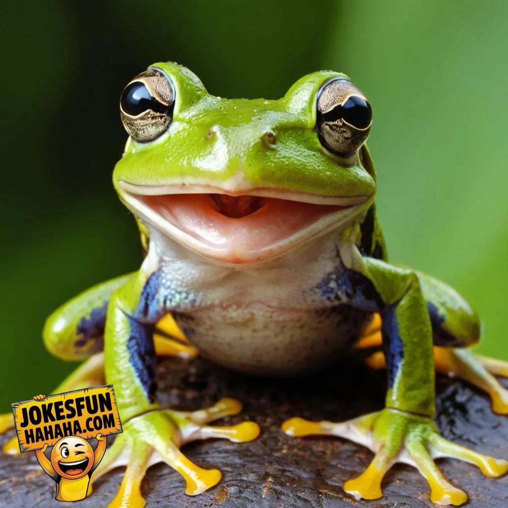 frogs so happy