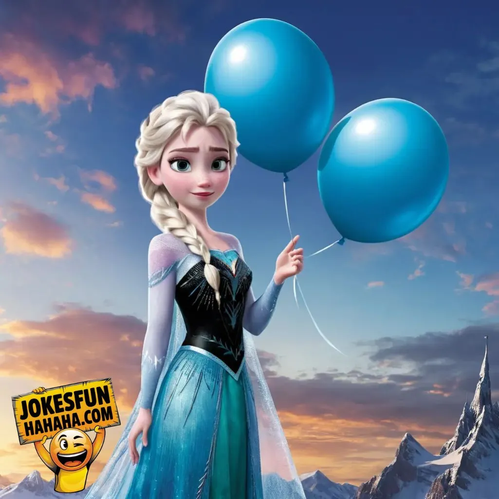 Frozen a balloon