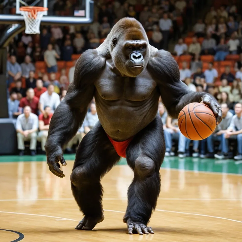 gorilla so good at basketball