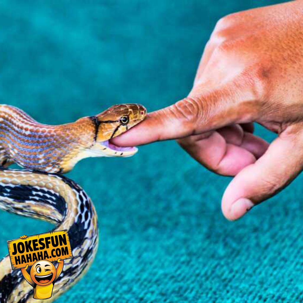 I’m snake bitten!
