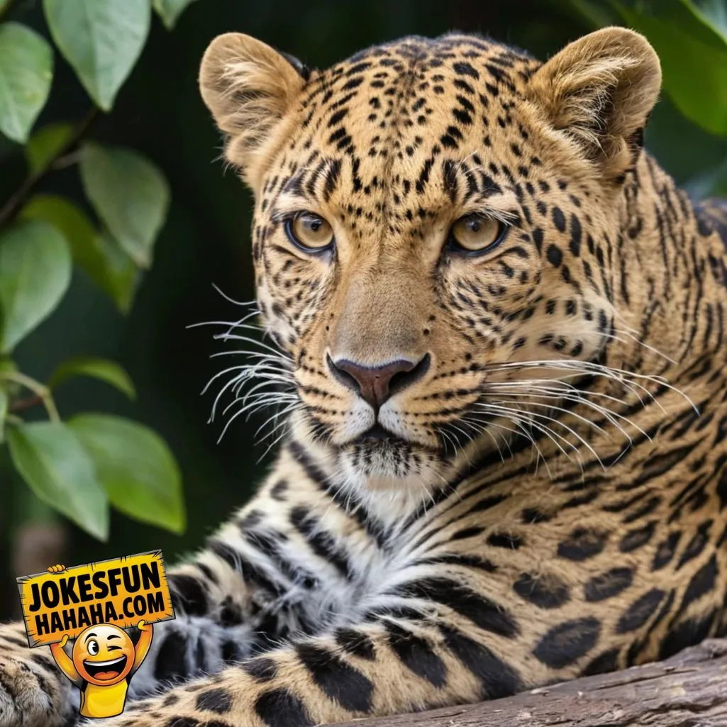 leopard that loves