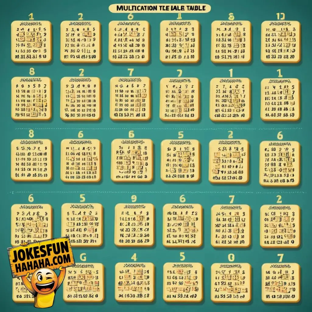 multiplication table
