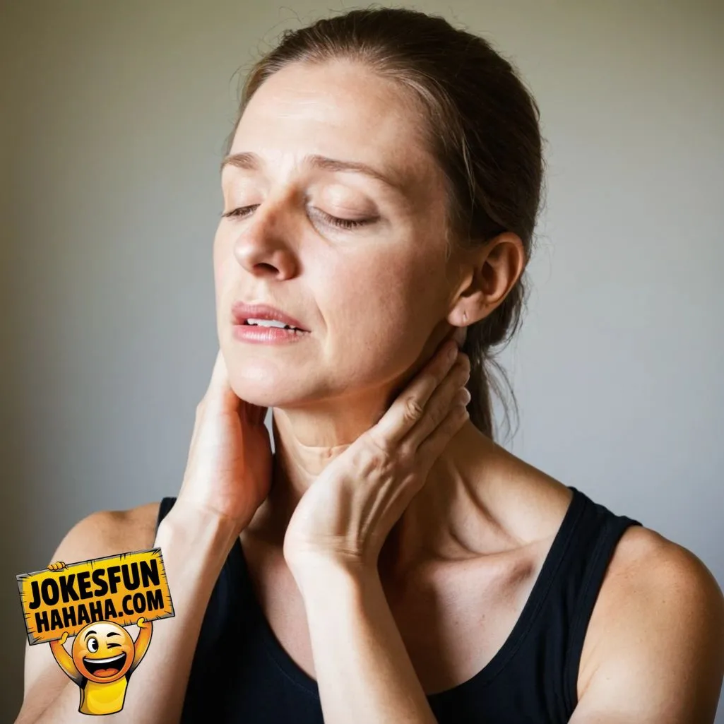 Neck cramp