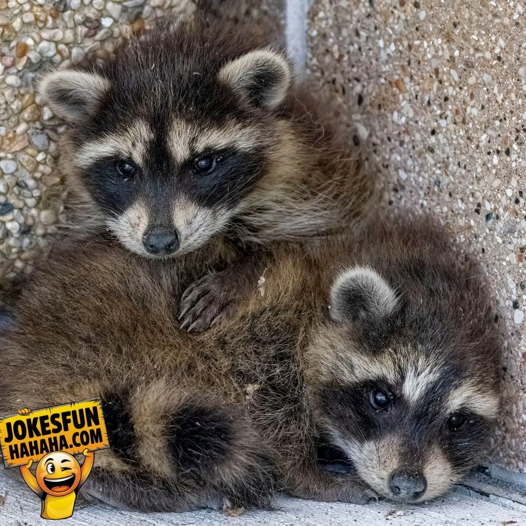 Raccoons Romantic Life