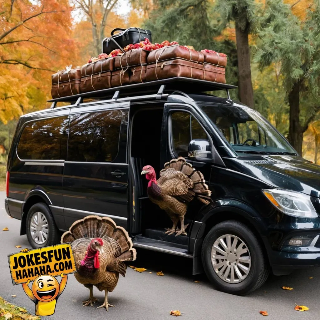 Turkeys travel in style