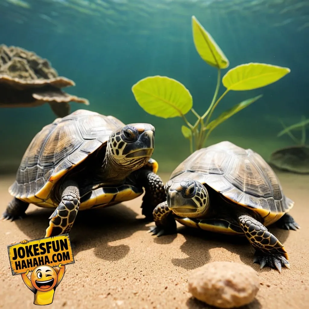 turtles play hide and seek