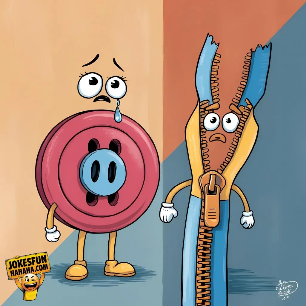 Button Break Up With The Zipper