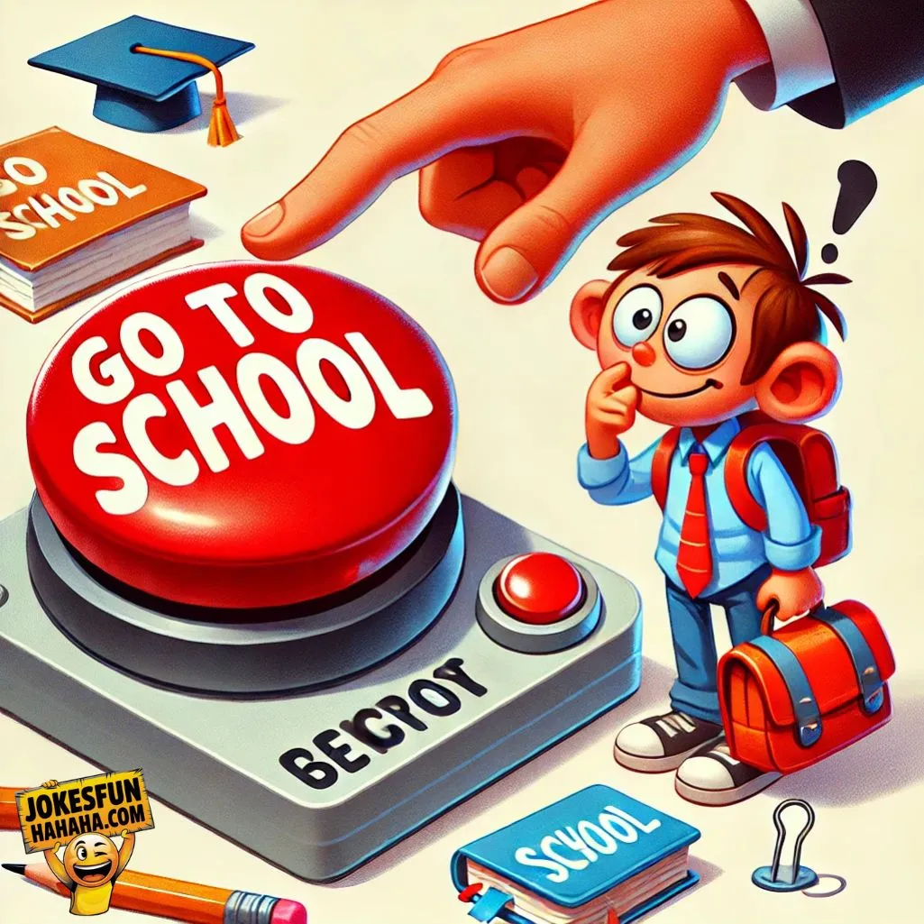 Button Go To School