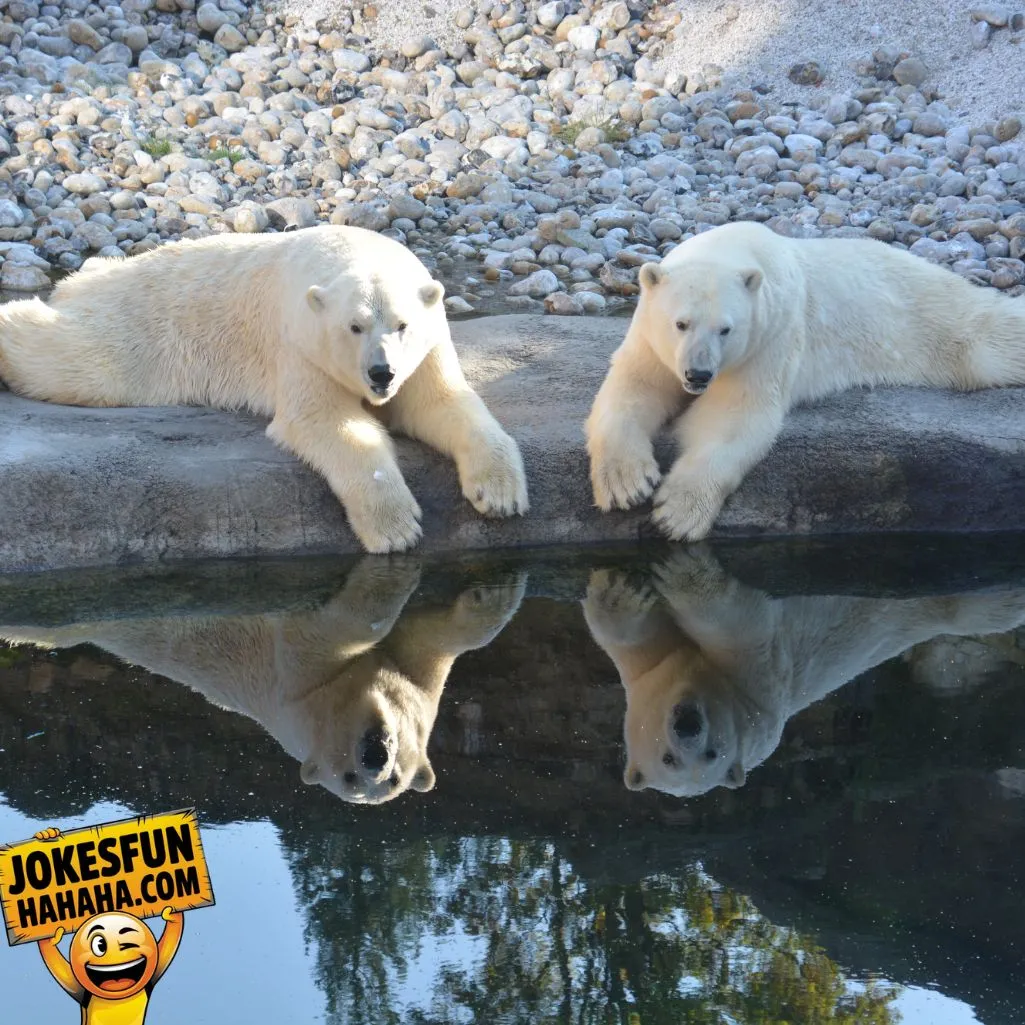 Polar Bears Sunbathe