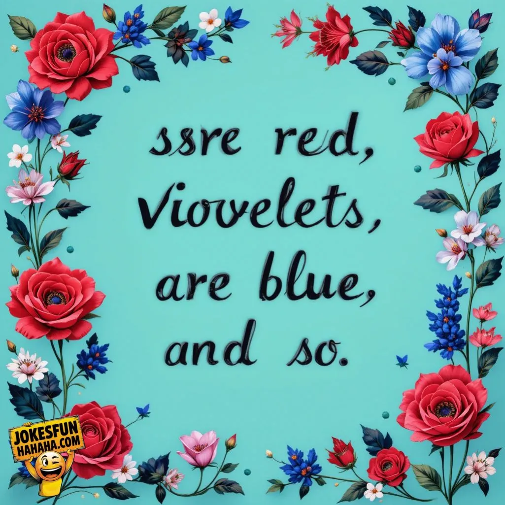 Roses Are Red Violets Are Blue