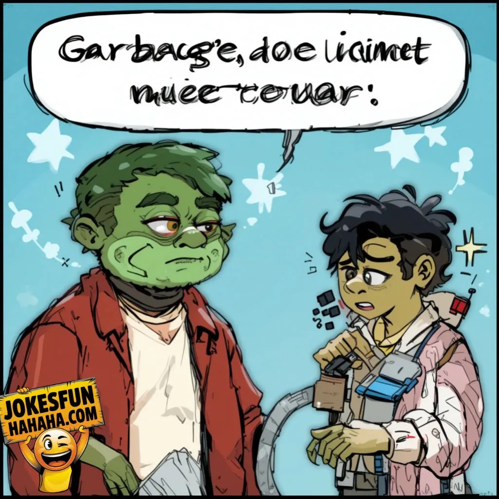 Garbage Jokes Always Get Picked Up