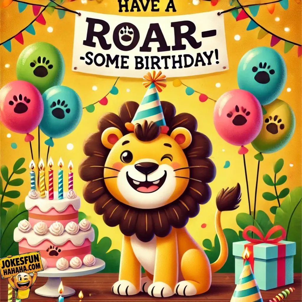 Lion Birthday Puns