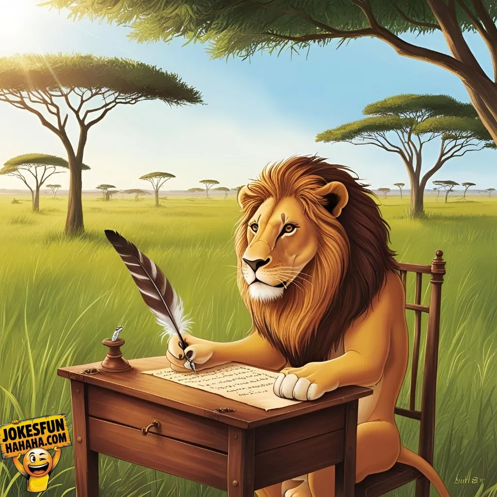 Lion Write Letters