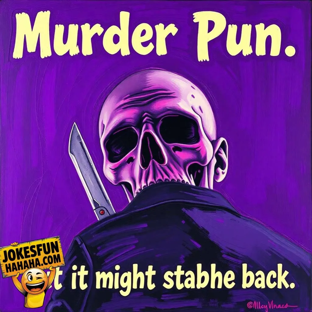 Murder Pun But It Might Stab You In The Back