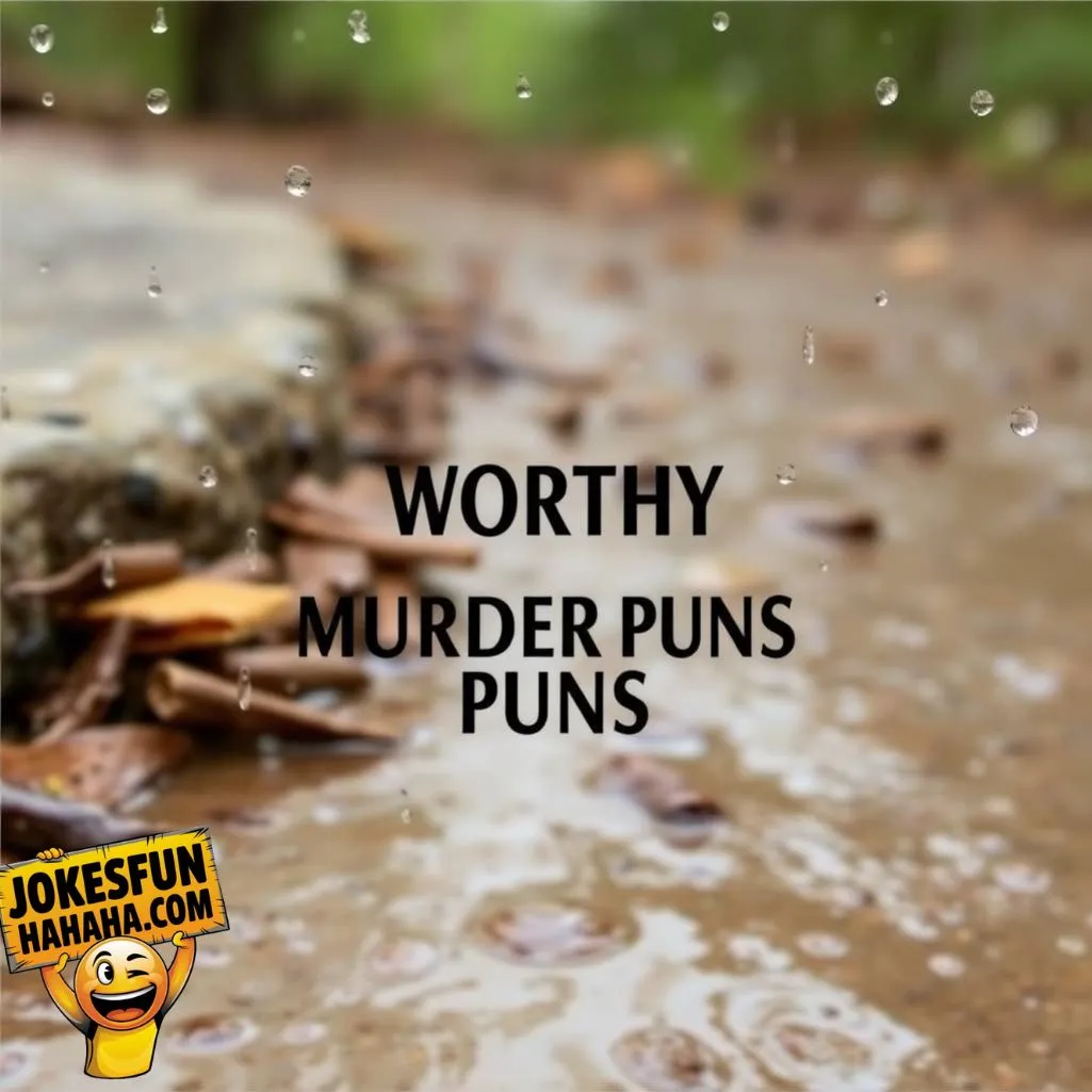 Worthy Murder Puns